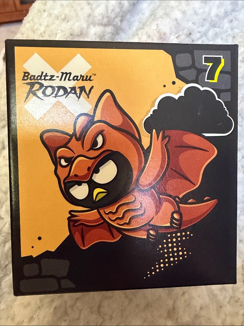McDonald's Badtz-Maru x Rodan Orange and Black Figure
